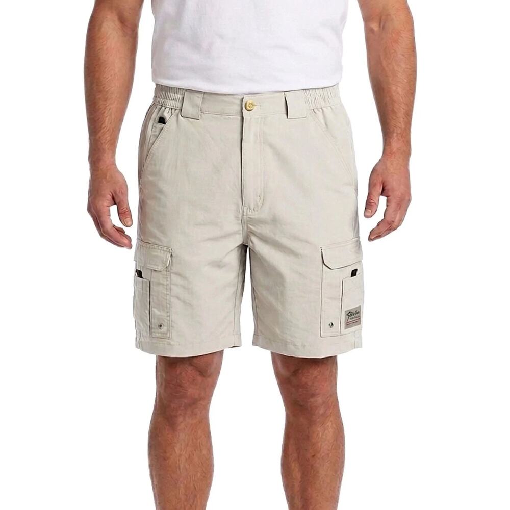 NWT Bimini Bay Outfitters Cement Beige Boca Grande II Shorts Men's Size 44